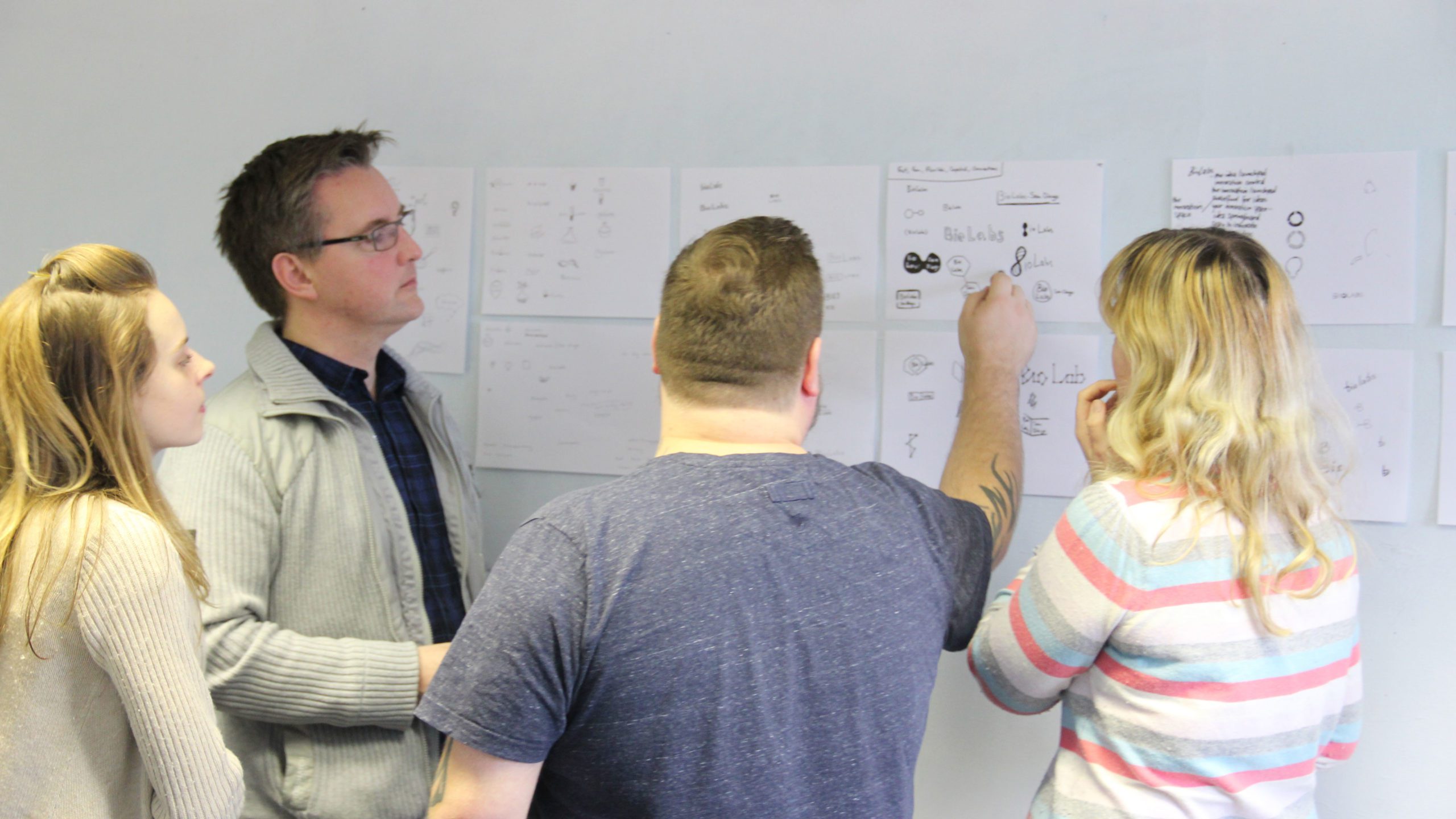 Dauntless Crew Careers reviewing logos