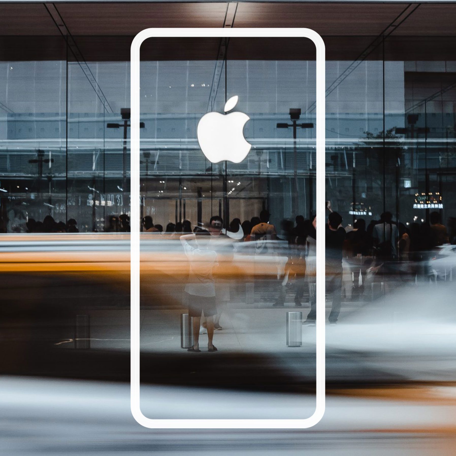 apple store front display