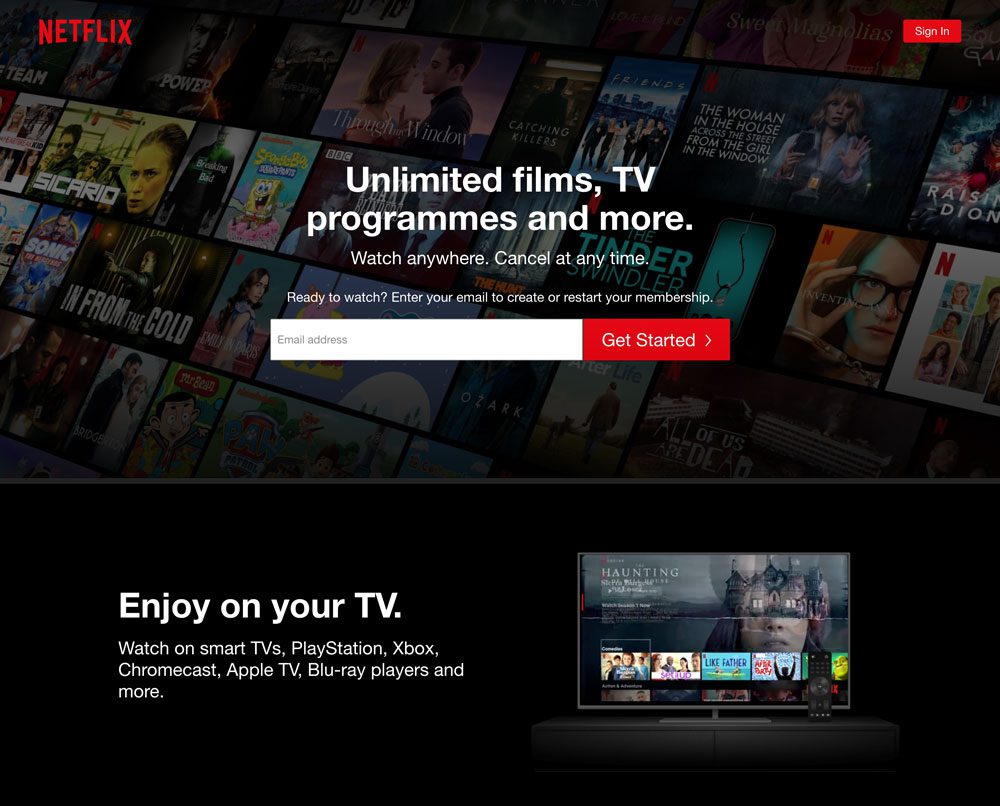 Netflix example Netflix example