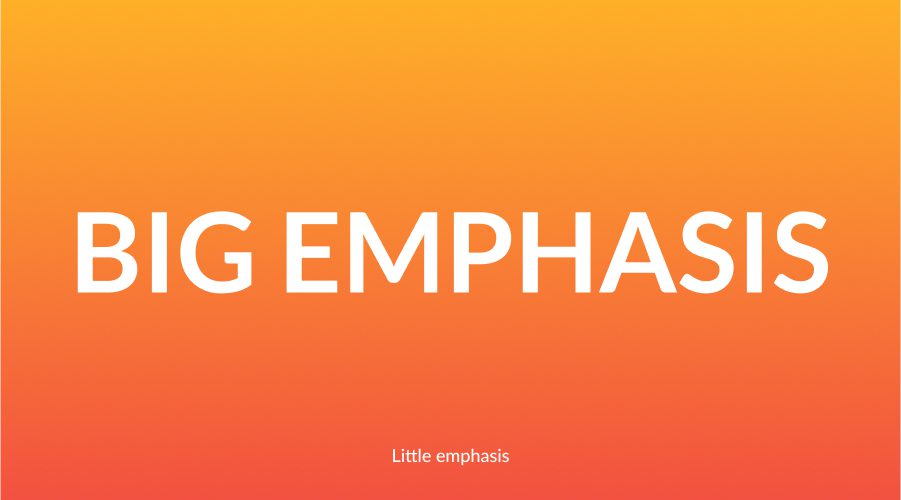 Emphasis